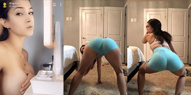 Cincinbear Sexy Tease Twerking Snapchat Vídeo