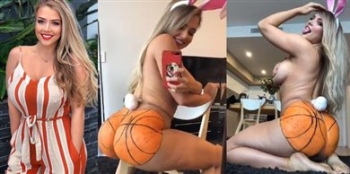 Jem Wolfie Desnuda Culo Pintura Baloncesto Vídeo