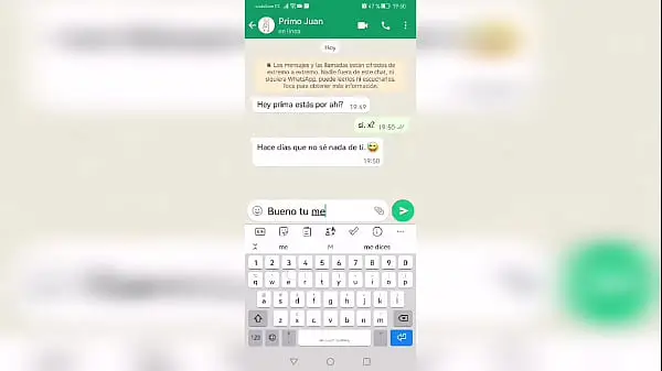 Mi Primo Juan, Me Escribe Por Whatsapp Para Follar, Y Me Manda Un Video