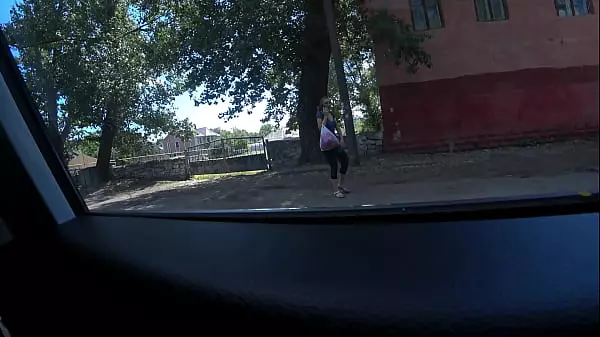 Sexo En Publico Con Mujer Joven Chica En Coche 4K