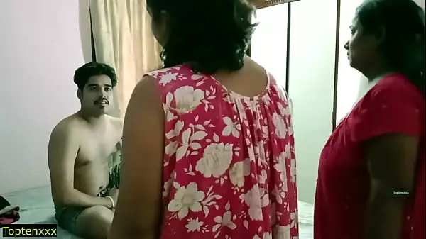 ¡Desi Bhabhi Y Su Hermana Atraparon A Devor Masturbarse! India Sexo Xxx