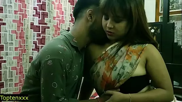 Indian Beautiful Hot Model Sex With Teen Boy At Home! With Clear Hindi Audio! Sharee Sex