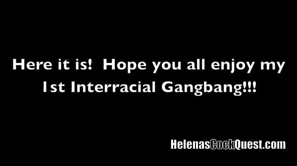 ¡Mi Primer Gangbang Interracial!