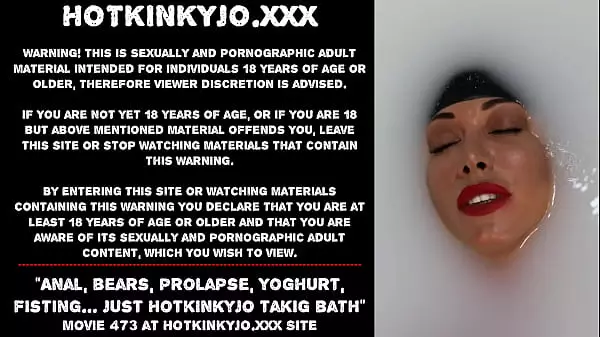 Anal, Osos, Prolapso, Yogur, Fisting ... Solo Hotkinkyjo Takig Bath