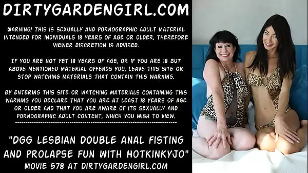 Dirtygardengirl Lesbiana Doble Fisting Anal Y Prolapso Divertido Con Hotkinkyjo