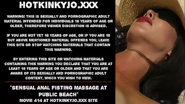 Hotkinkyjo Masaje Sensual Fisting Anal En Playa Pública