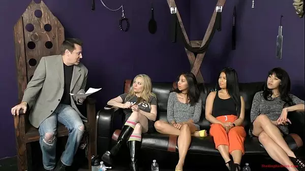 Entrevistas En Topless De Aiden Starr Con Jayden Lee, Maya Mona, Jasmine Summers