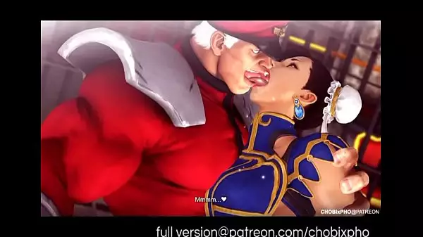 Street Fighter  Chun-Li Conjunto De Entrenamiento Follado Por M. Bison [Sfm]