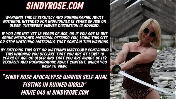 Sindy Rose Apocalypse Warrior Auto Fisting Anal En Un Mundo Arruinado