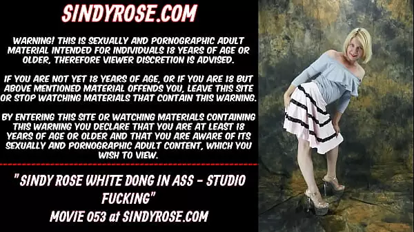 Sindy Rose White Dong En El Culo - Follando En El Estudio