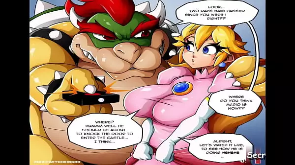 Super Mario Princesa Peach Pt. 1 - La Princesa Está Siendo Cogida Por El Culo Por Bowser Mientras Mario Lucha Por Llegar A Ella || Cómic De Dibujos Animados Parodia Porno Xxx