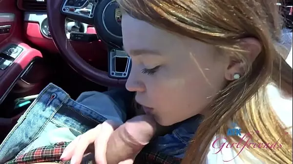 Mazy Myers Nena Amateur Recibe Una Lección De Manejo, Juega Con Su Coño Y Chupa Una Polla En El Auto Gfe Pov