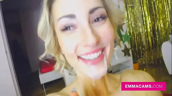 Puta Rubia Flaca Se La Follan Con Su Cara Bonita Cubierta De Semen