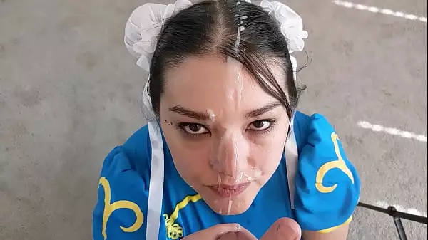 Sólo Un Facial - Chun Li Se Cubre De Semen