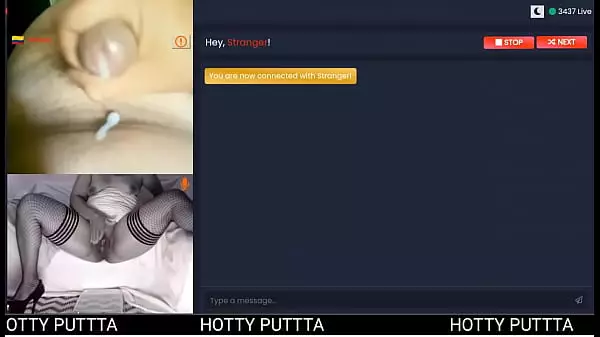 Hotty Puttta Ama Los Consoladores Enormes # 2 En El Chat De Video