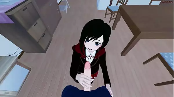 Pov Follando Con Ruby Rose Antes De Darle Un Creampie Estilo Perrito. Rwby Hentai.