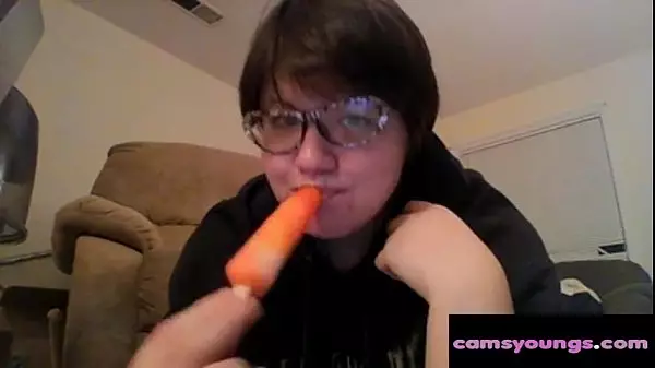 Sucking Popsicle
