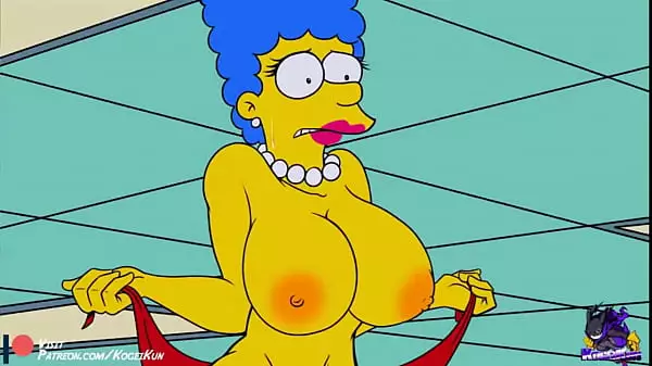 Homero Y Marge Besandose