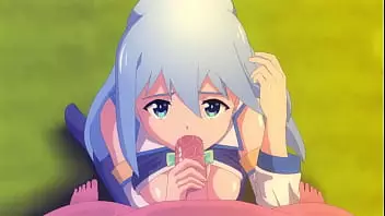 Aqua Anime Girl