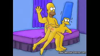 Marge Simpson Cogiendo