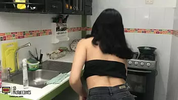 Porno Amateur En La Cocina