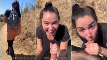 Karlee Gris Desnuda Mamada Al Aire Libre Onlyfans Vídeo Leaked