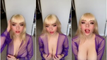 Julia Burch Sheer Terciopelo Blusa Desnuda Tetas Vídeo Porno Filtrada