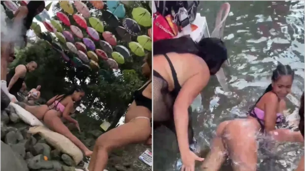 Megane Janell Atiende En La Fiesta Del Río Con Elegancia Y Estilo