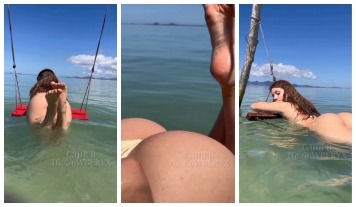 Wbery Fansly Teasign En La Playa Vídeo Porno