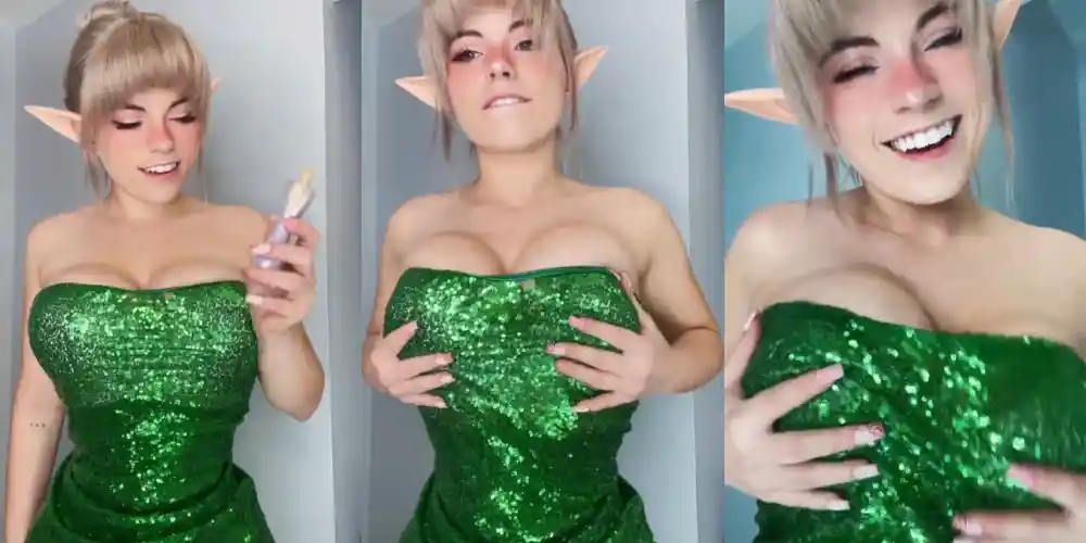 Sabrina Banks Tinkerbell Cosplay Vídeo Fugas