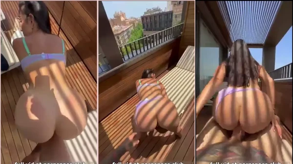 Lena The Plug Teniendo Sexo En La Terraza