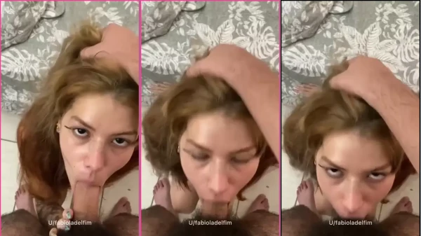 Fabiola Delfim Dando Una Mamada Hasta Recibir Una Deliciosa Corrida