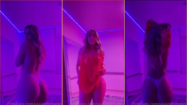 Viviane Lomelin, Famosa De Onlyfans, Luce Al Quitarse El Vestido Y Hacer Twerking En Bragas, Resaltando Su Trasero