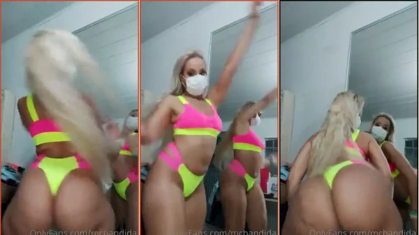Las Bragas Escotadas De Mc Bandida Dejaron Una Marca Dividiendo Su Coño Por La Mitad