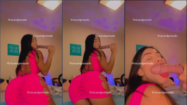 Carol Portudo Follando Oral Caliente Con Consolador