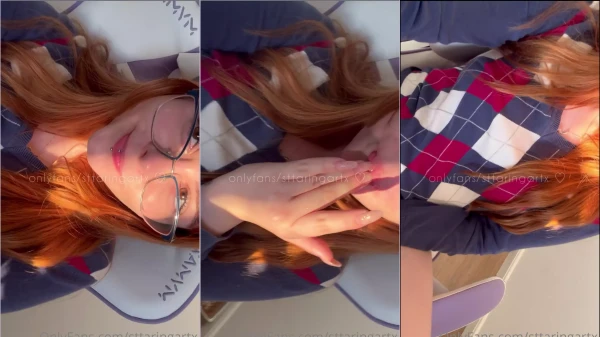 ¡Basta Con Mirar A Victória Sttaringart Moviendo La Webcam, Divirtiéndose Y Untándose De Placer