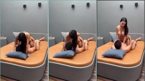 Tati Formento Haciendo Un Strip Y Divirtiéndose Con Su Novio