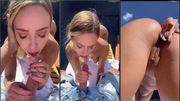 Una Espectacular Rubia Llamada Dani Tabares Aparece Desnuda Y Montando Una Gran Polla