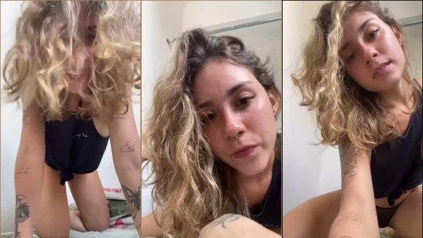 La Joven Bruna Rios De Brasil Luce Braguitas Transparentes Y Muestra Su Intimidad