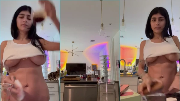 Vídeo Ppv Teaser Con Top Corto Debajo De Los Pechos De Mia Khalifa Leaked