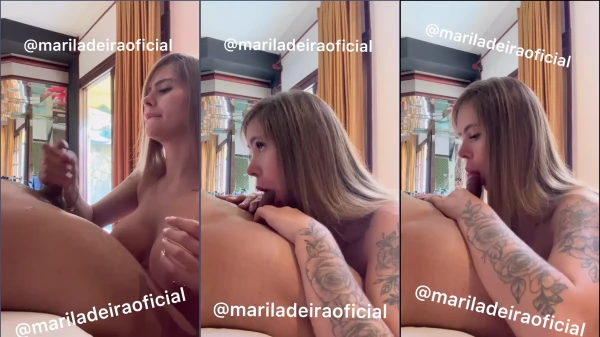 Mariana Ladeira Haciendo Feliz A Un Hombre Con Sus Manos Y Su Boca