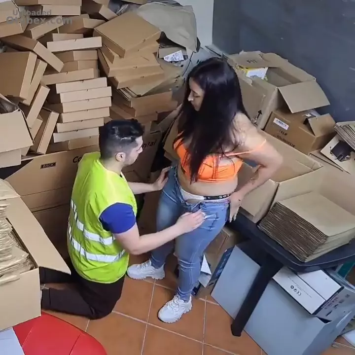 Colegas Teniendo Relaciones Íntimas En El Lugar De Trabajo