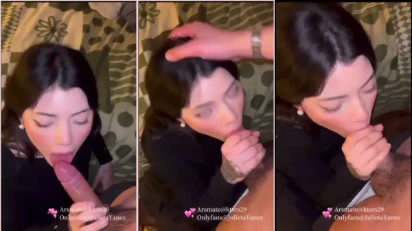 Julieta Yanez Luce Sexo Oral Amateur, Dando Una Excelente Mamada