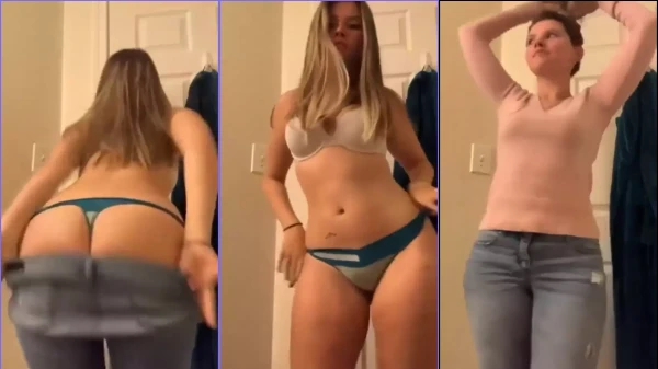 Vídeo Striptease Amateur Travieso Escuchando Música Rock Por Webcam