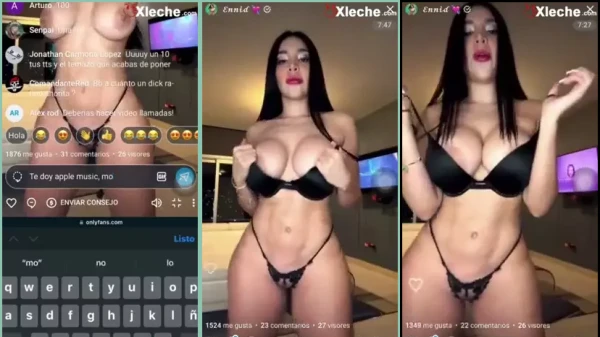 Ennid Wong Hablando Sin Ropa En Una Transmisión En Vivo