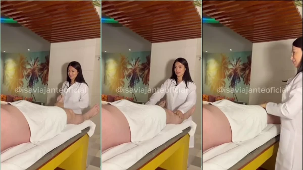 ¡Isa, El Viajero De Masajista, Se Muestra A Sí Misma Hermosa Para El Afortunado Cliente