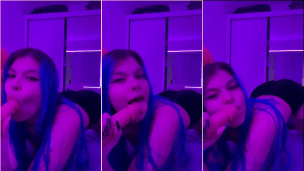 ¡Mel Martins On Onlyfans, Deleitándose En Un Consuelo De Caucho